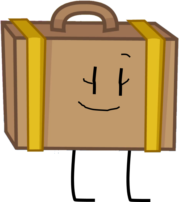 Suitcase - Inanimate Insanity 2 Characters (797x858)
