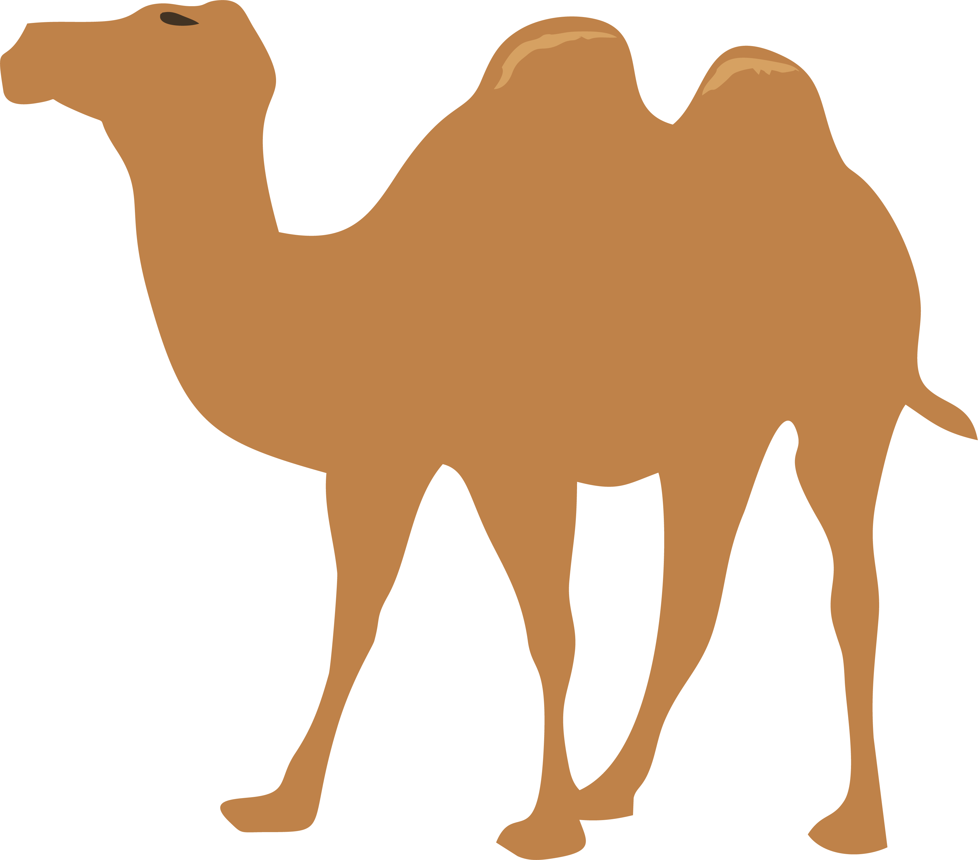 Camel Scalable Vector Graphics Clip Art Walking Camel - Camel Scalable Vector Graphics Clip Art Walking Camel (3334x2930)