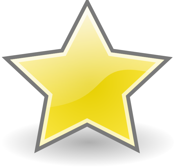 Star Clip Art (600x574)
