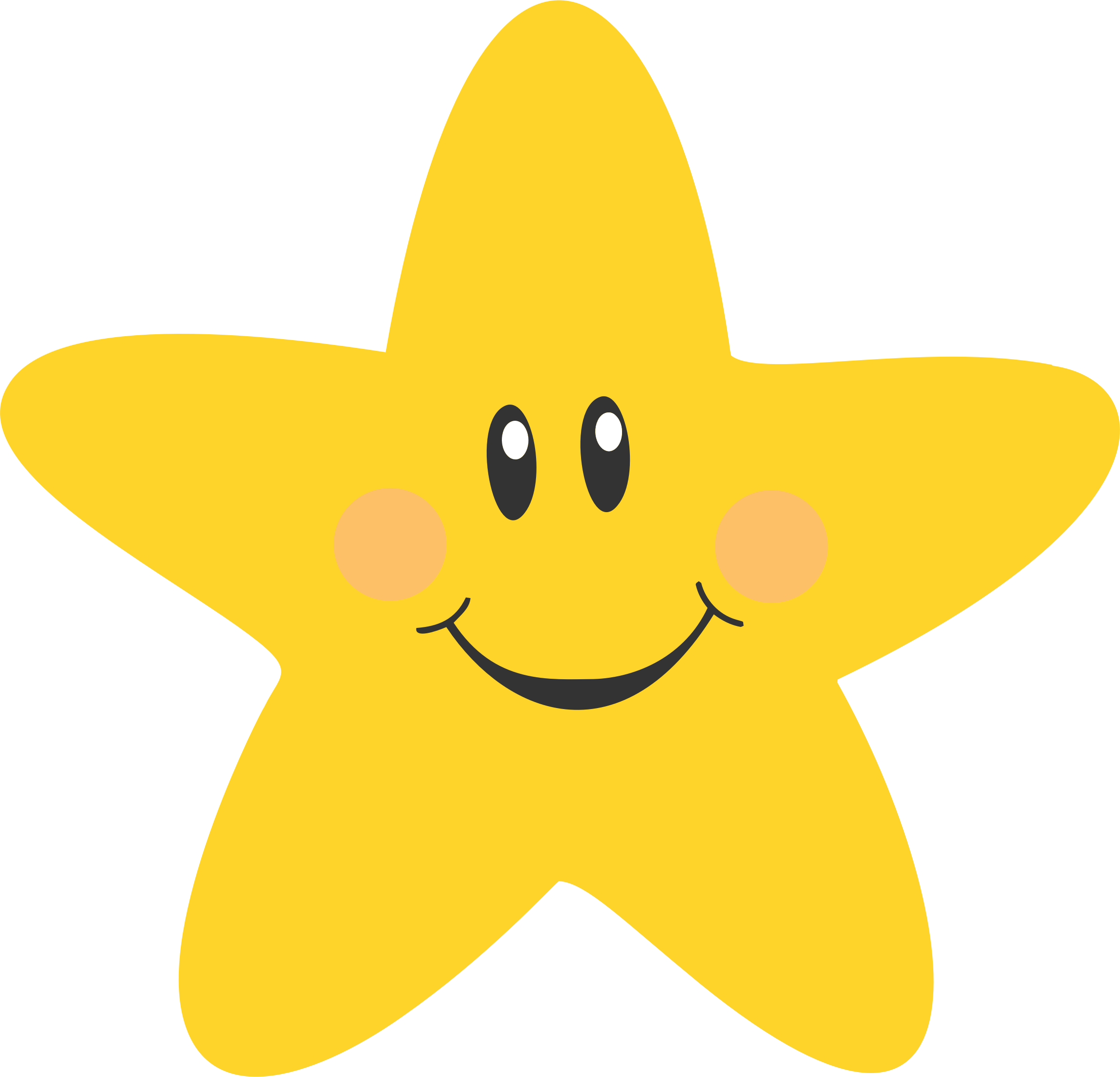 Medium Image - Five Smiley Star (2292x2204)
