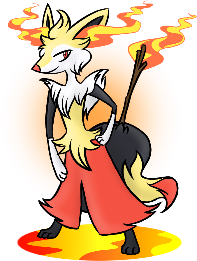 Fennekin's Final Evolution By Wolframclaws - Fennekin Male Evolution (732x975)