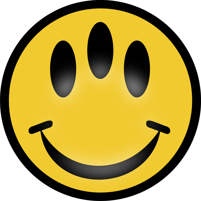 Smiley With Three Eyes (2405x2400)