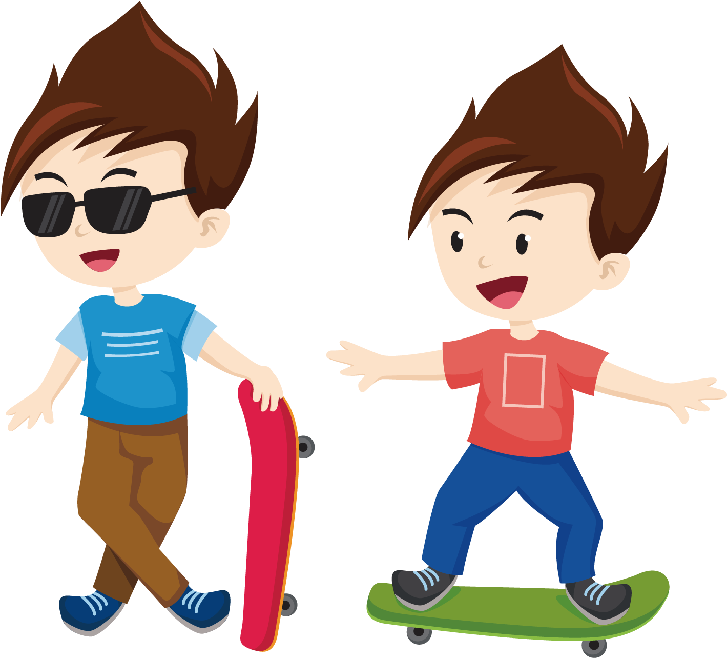 Vector Skateboard Boy - Vector Skateboard Boy (1600x1600)