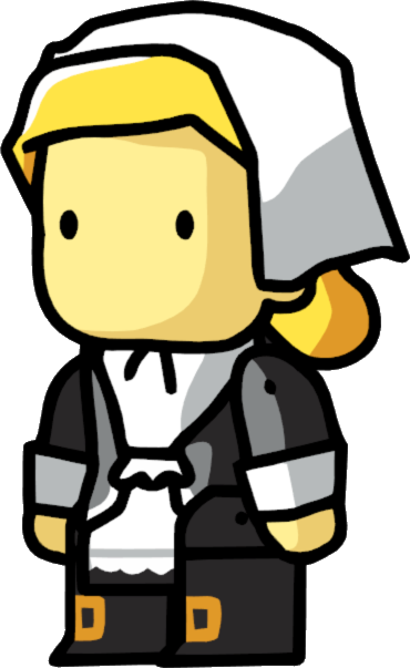 Pilgrim Female - Scribblenauts Colonist (370x603)