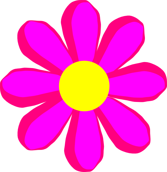 Flower Clip Art (582x599)