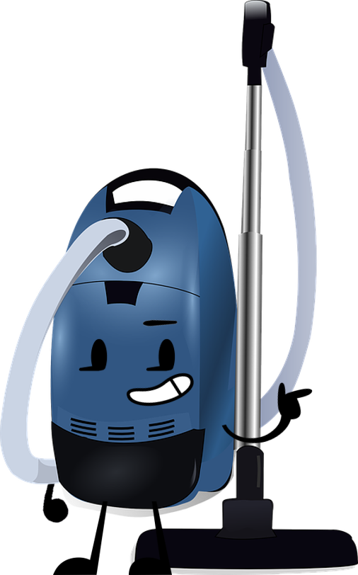 Vacuumcleaner - Blue Vacuum Cleaner (506x812)
