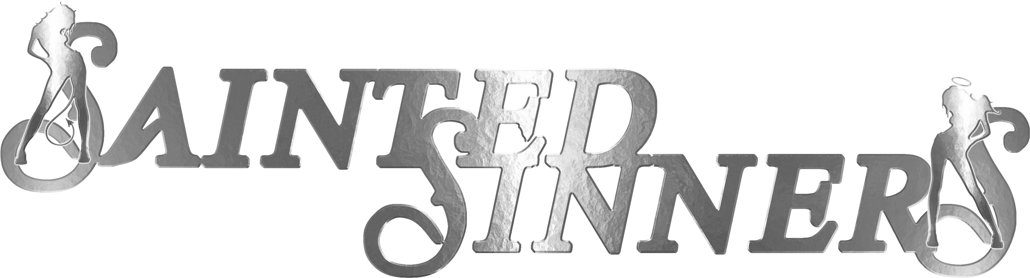 Sainted Sinners - Calligraphy (3490x1049)