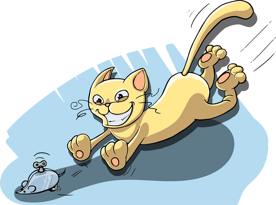 Cat Play Cliparts - Cat (960x715)