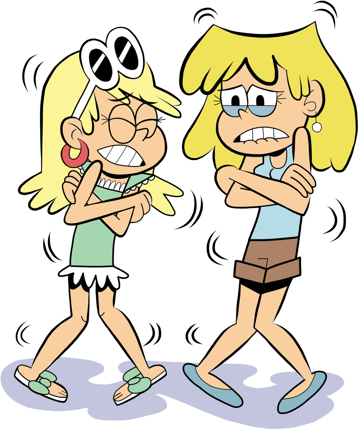 Leni - Two People Clipart Cold (1280x1547)
