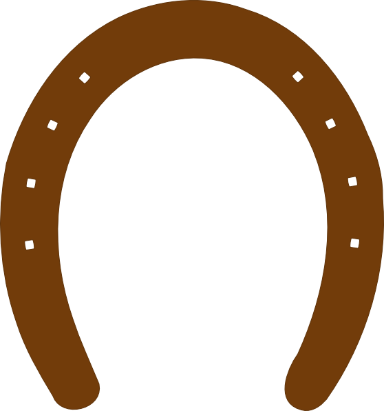 Fer À Cheval Vector (558x596)