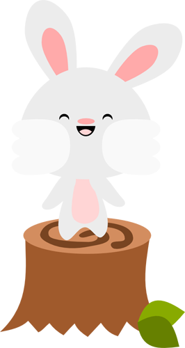 Chibi Spring Bunny - Illustration (266x500)