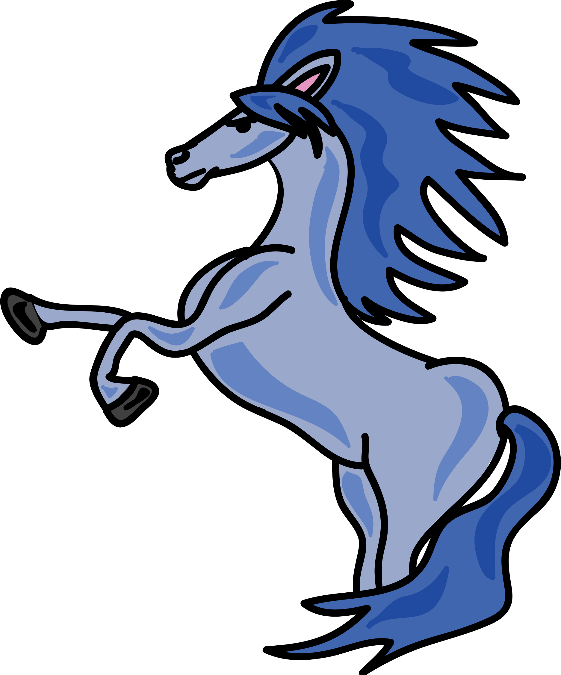 Big Image - Blue Clipart (1873x2254)