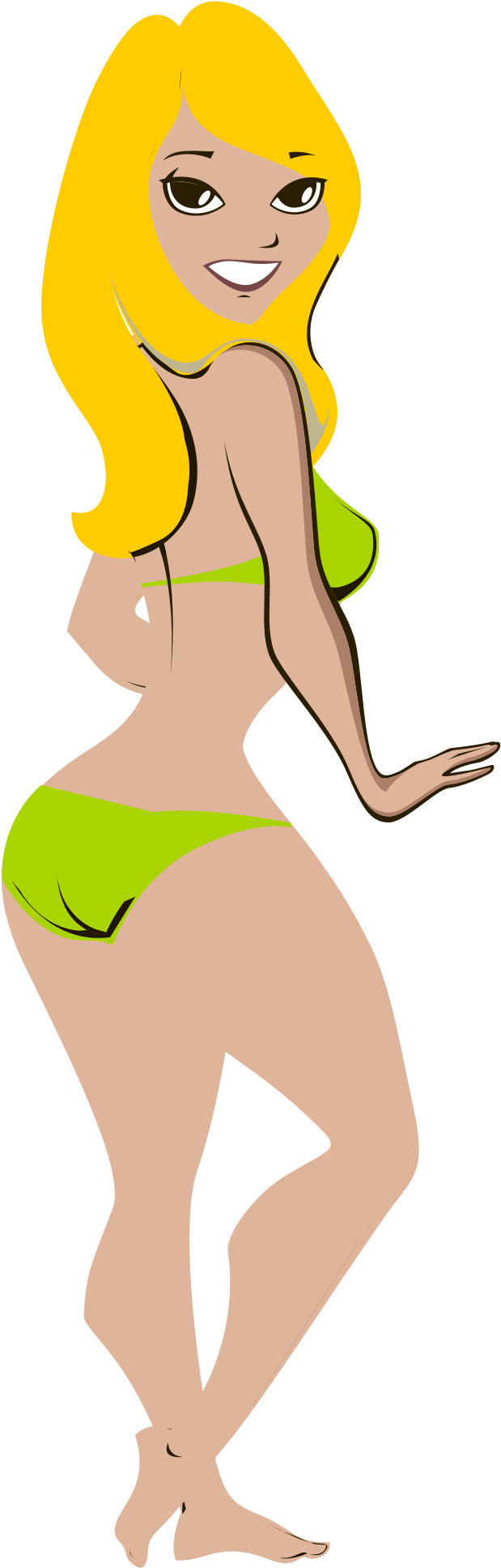 Bikini Clipart - Bikini (1697x2400)
