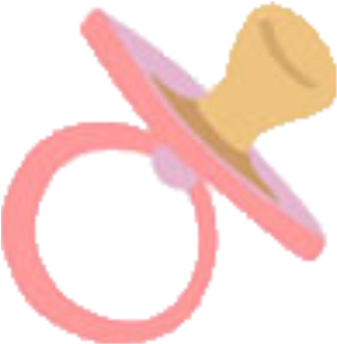 Pink And Blue - Pacifier (489x500)