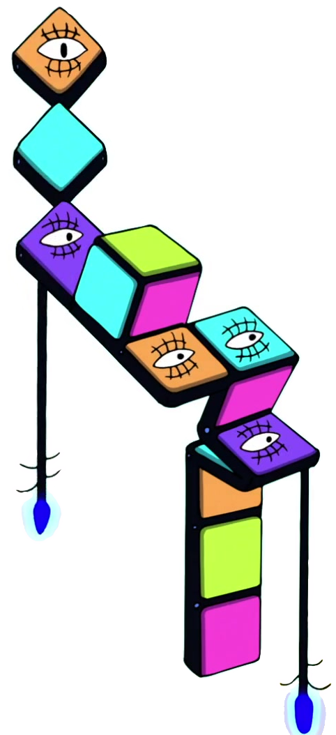 Amorphous Shape - Gravity Falls Amigos De Bill (654x1066)