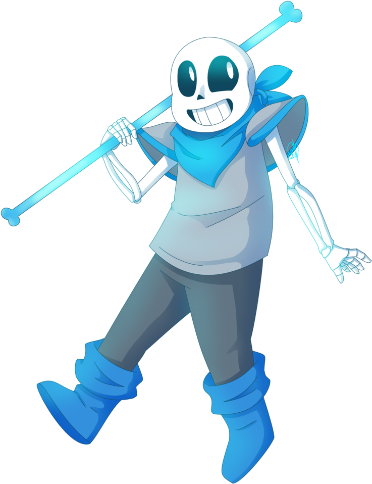 Underswap - Blueberry Sans - Portable Network Graphics (1024x1145)