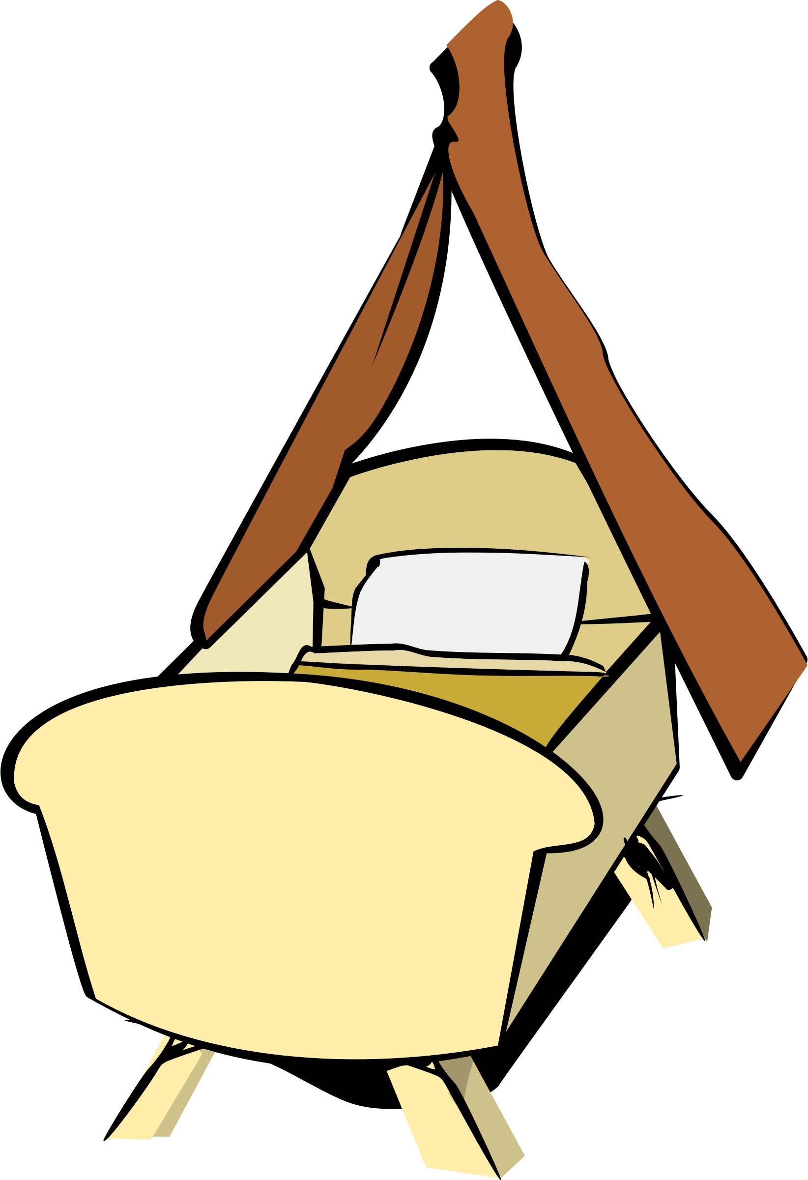Big Image - Cradle Clipart (1644x2400)