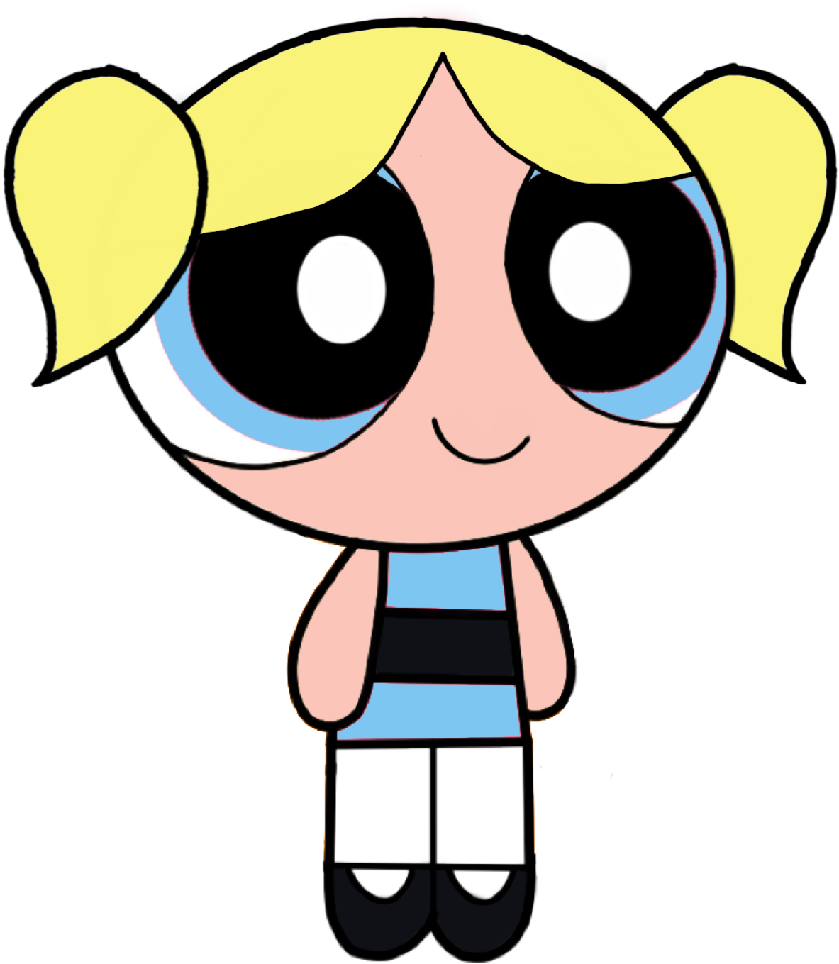 Mojo Jojo Deviantart Cartoon Network Television Show - Bubbles From The Powerpuff Girls (1200x1600)