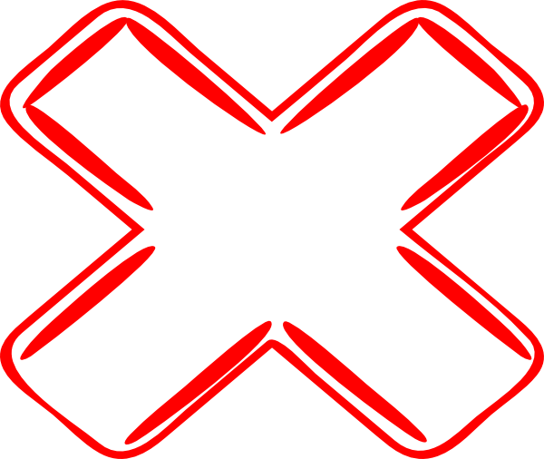 Wrong Clipart Transparent (600x506)