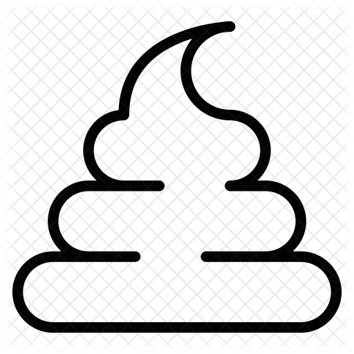 Poop Icon - Shit Icon (512x512)
