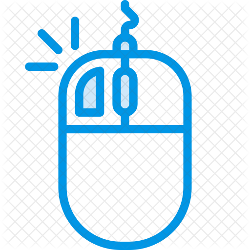Computer Mouse Icon - Emblem (512x512)