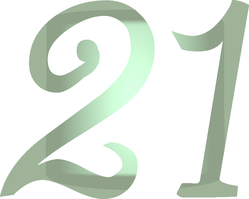 Number - Number 21 Transparent (799x638)