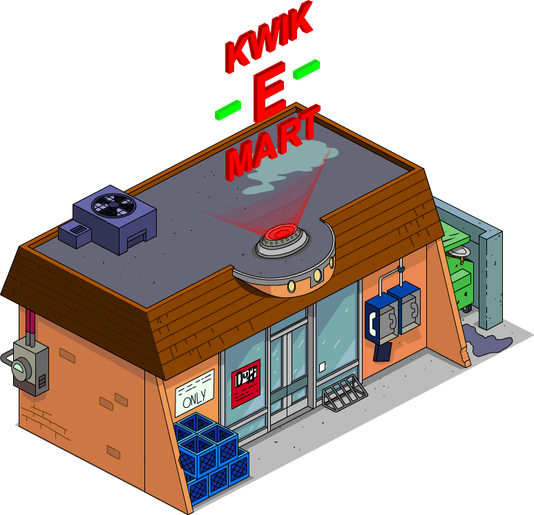 Newfangled Kwik E Mart - Simpsons Kwik E Mart (773x745)
