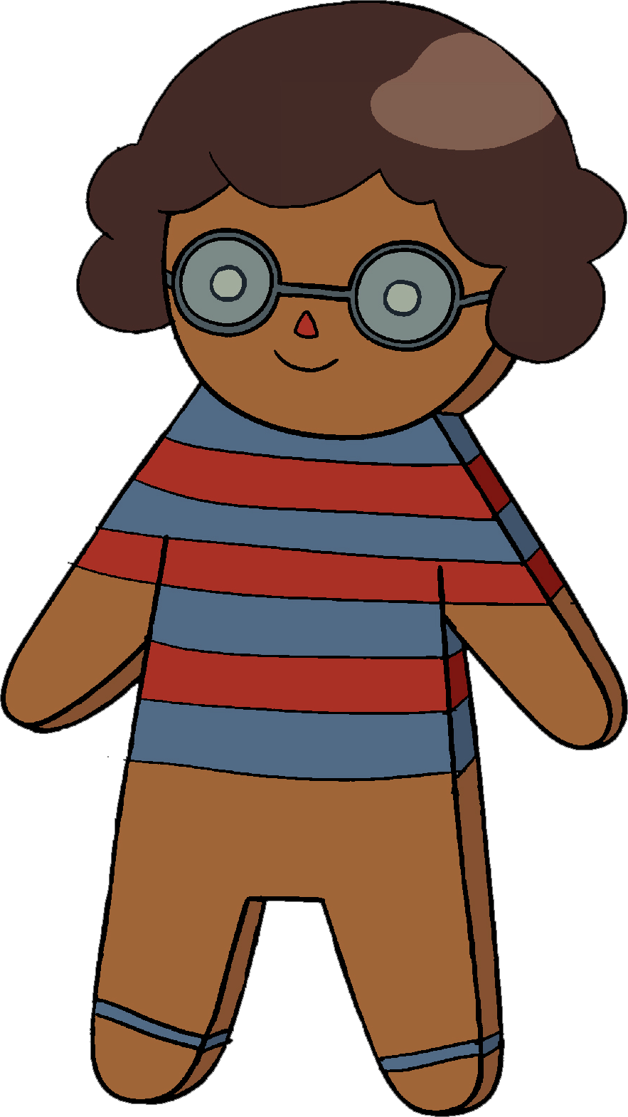 Gingerbread Cookie - Adventure Time Gingerbread Man (883x1569)