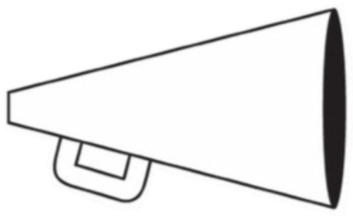 Clip Art - Megaphone (500x333)