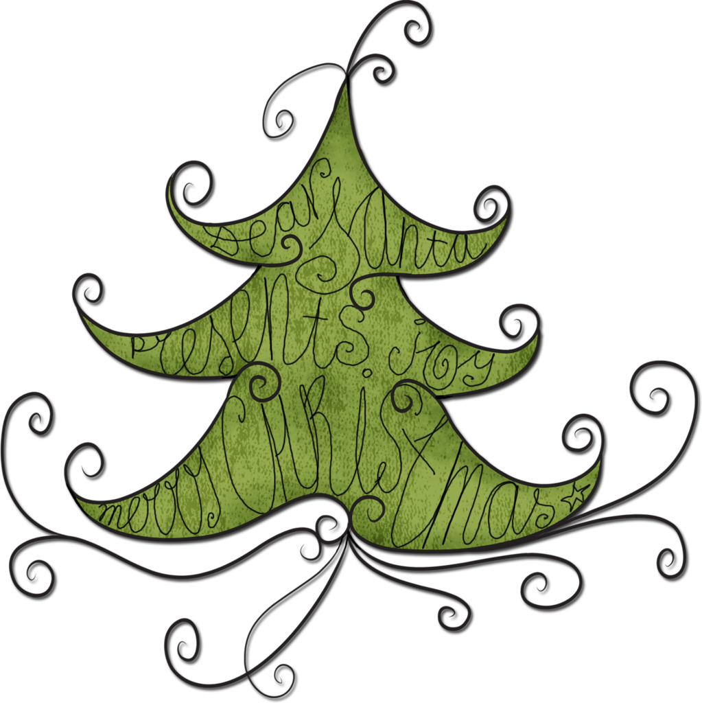 Doodle A Xmas - Christmas Tree (1023x1024)