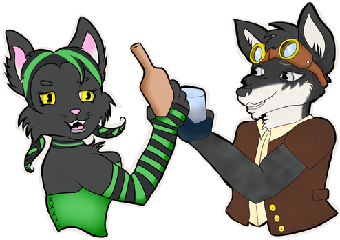 Telegram Sticker] Cheers - Cartoon (512x512)