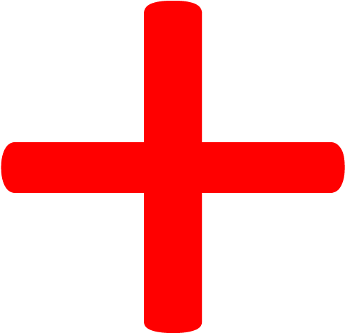 Red Plus Sign Transparent (2400x2283)