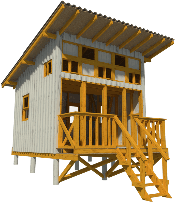 Step By Step Diy Guide - Small Beach Cabin Plans (800x800)