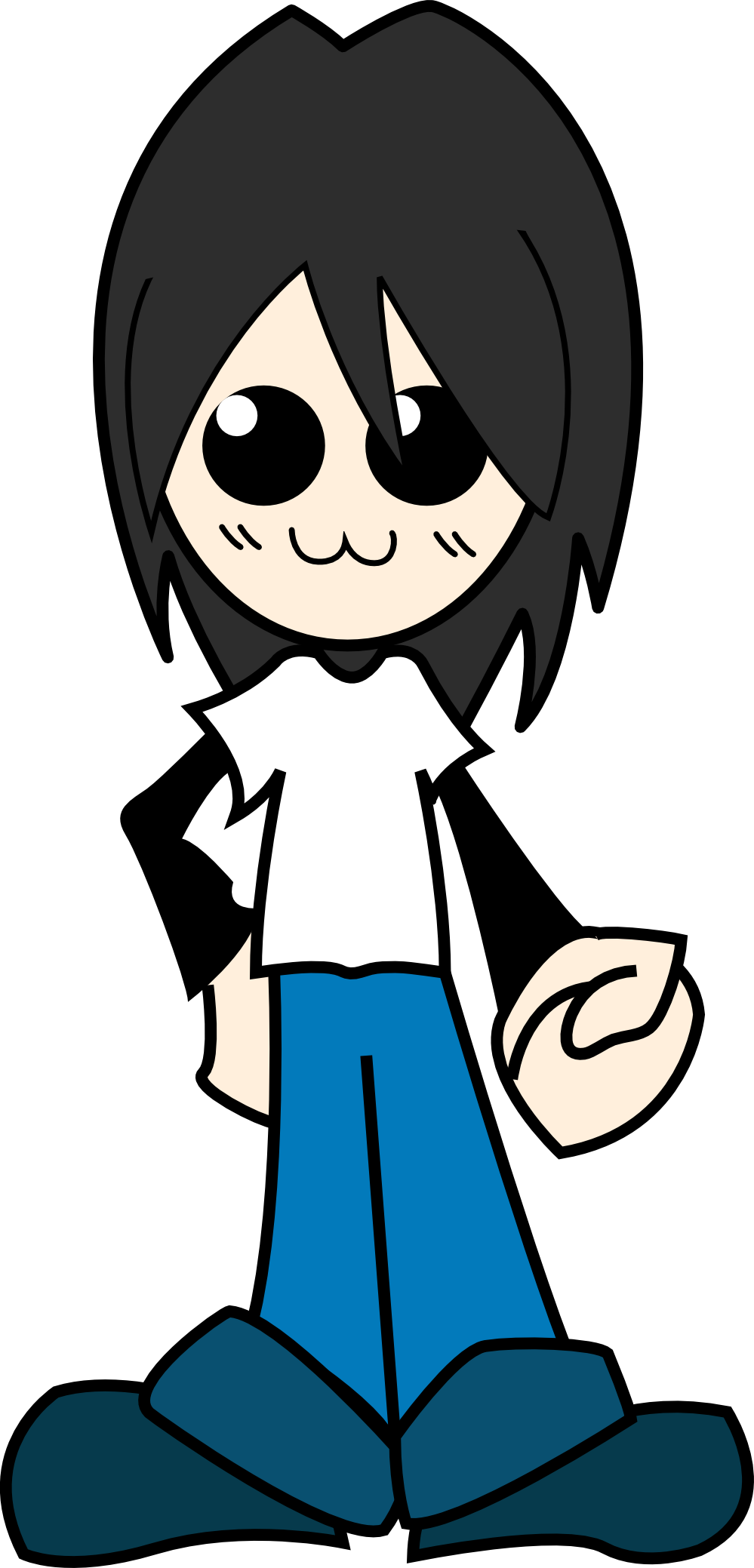 Free Boy1 - Clip Art (999x2078)