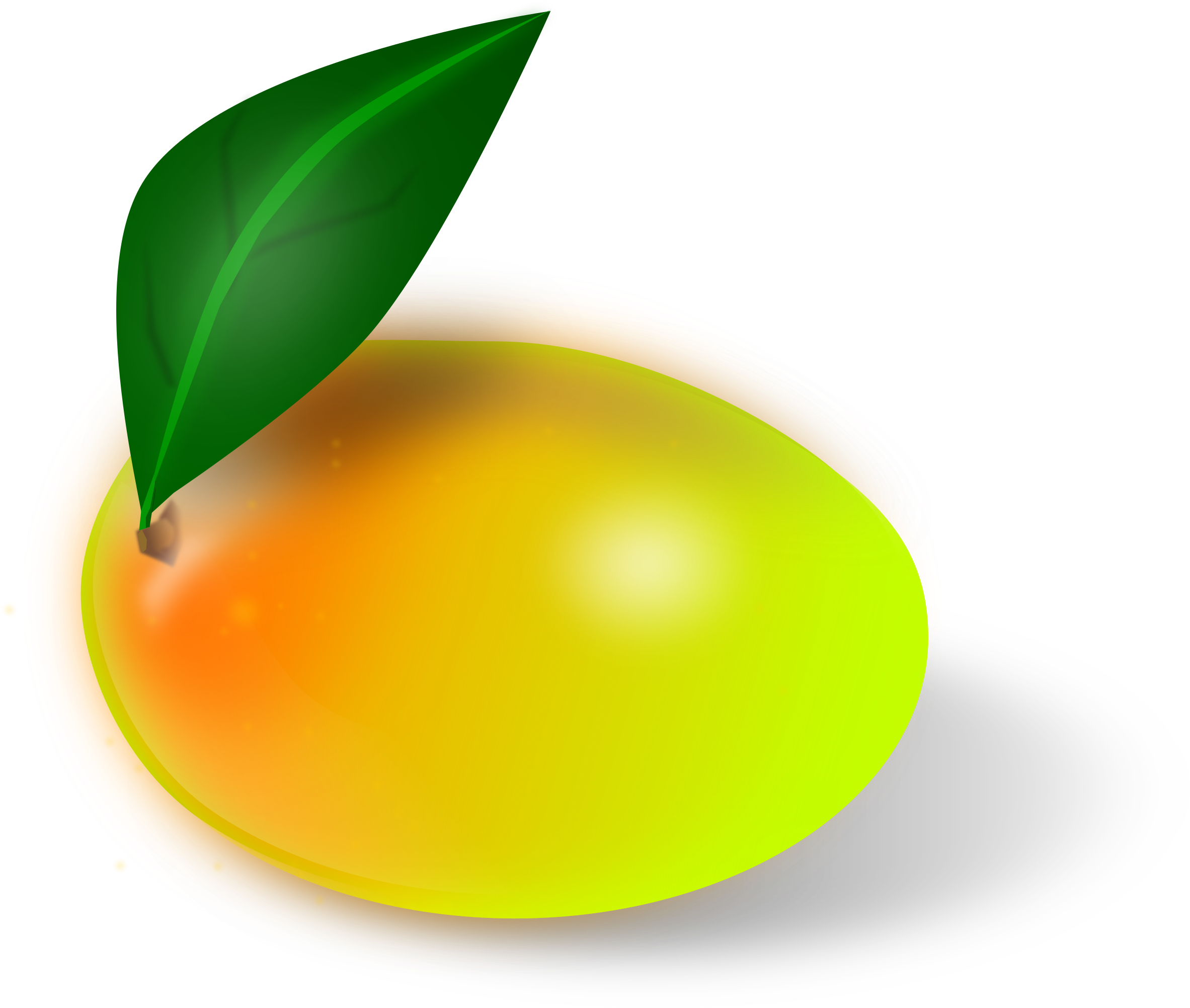 Mango Cliparts - Mango Printable (2400x2088)