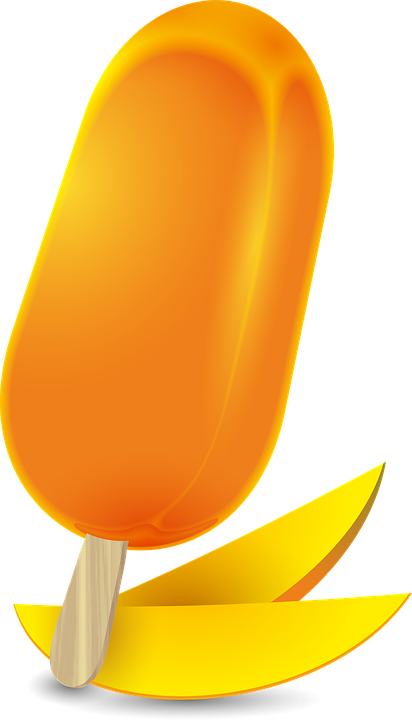 Mango Cliparts - Mango Ice Cream Candy (412x720)