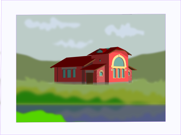 Vector House - Clip Art (1005x750)