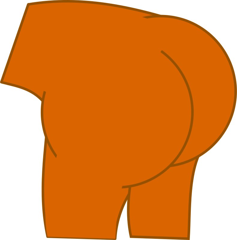 Bum Clipart (790x800)