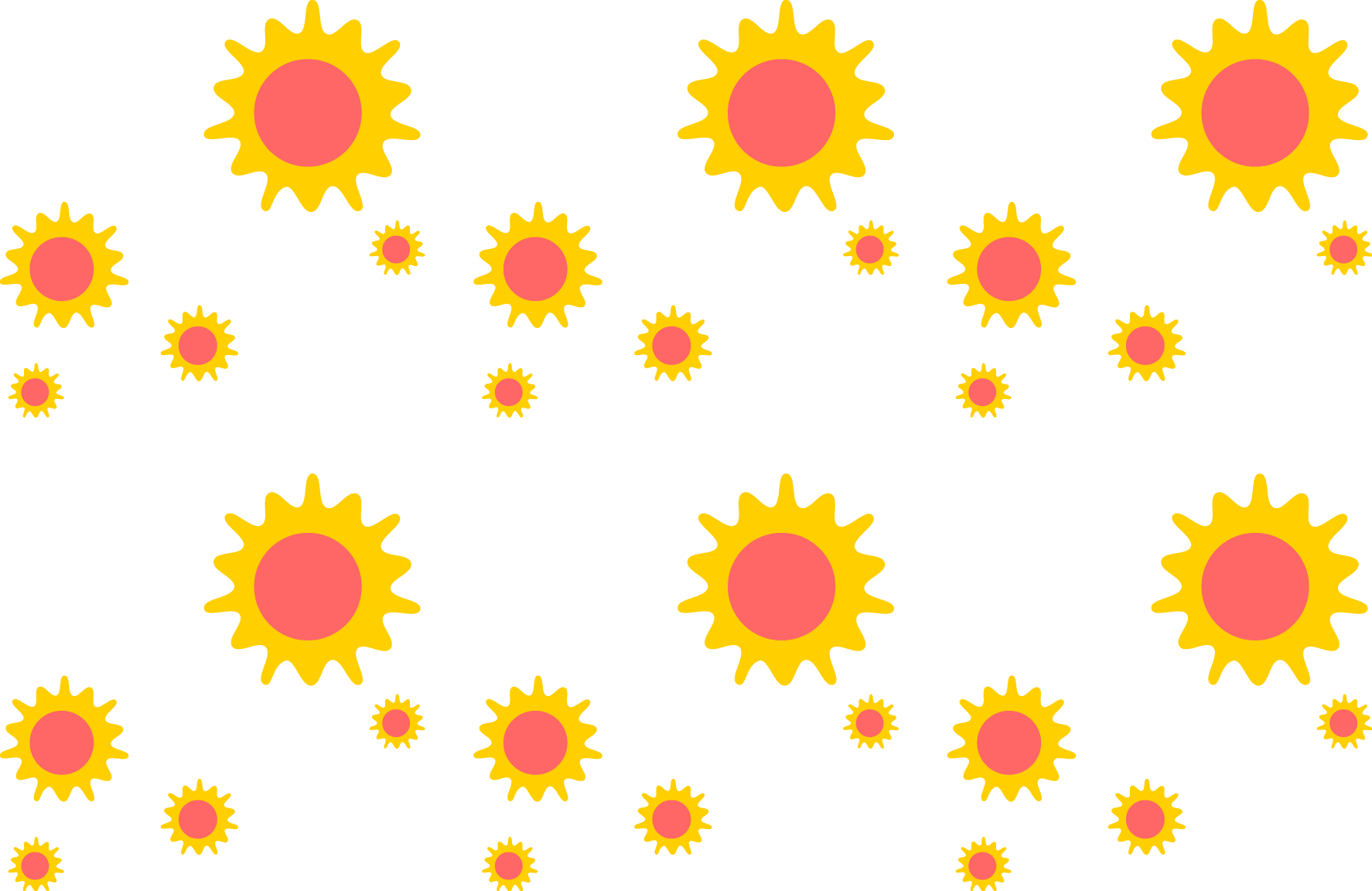 Cartoon Sun Pattern - Cartoon (1774x1152)