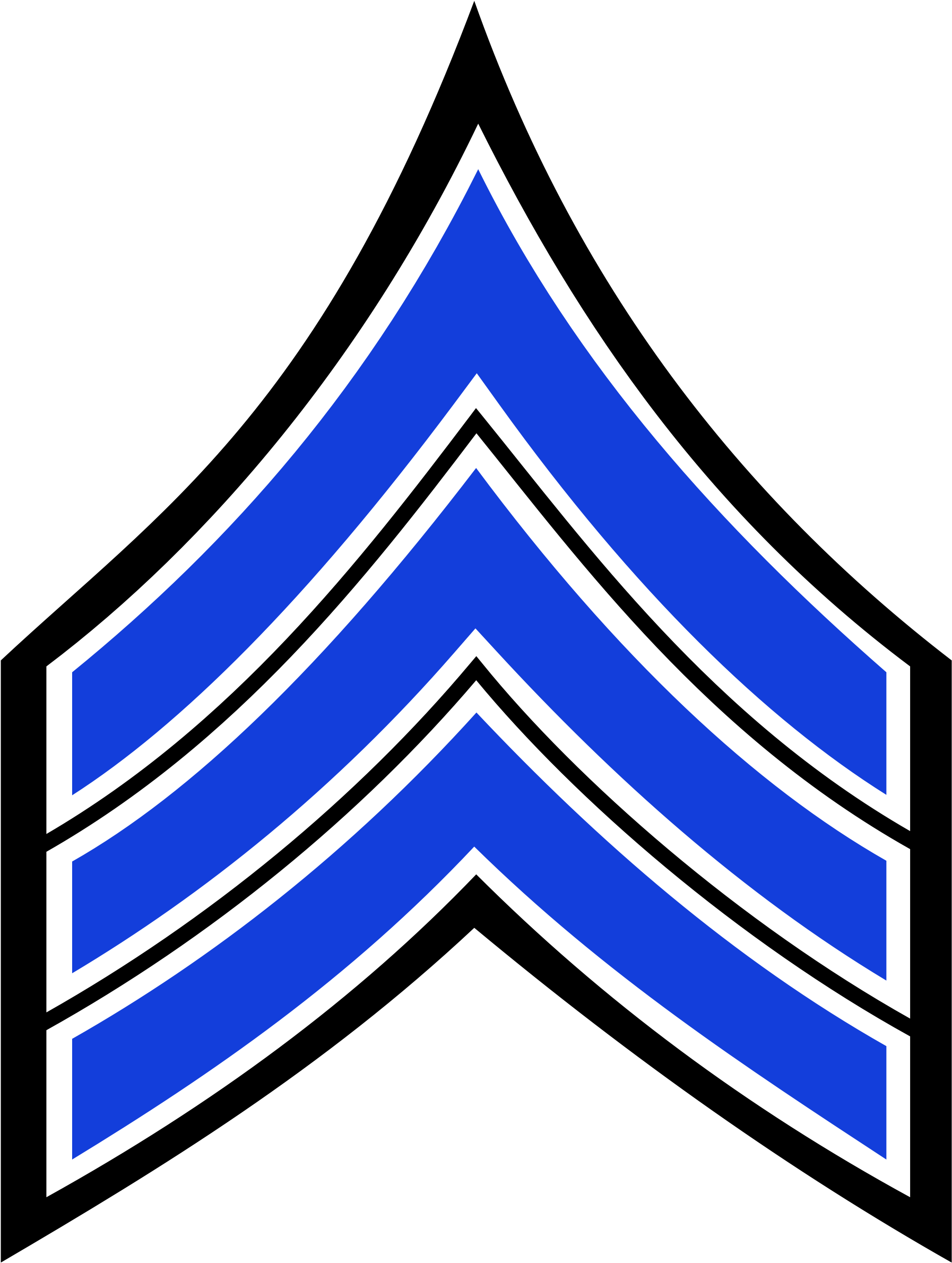 Nypd Sergeant Stripes - Sergeant Stripes (2000x2573)