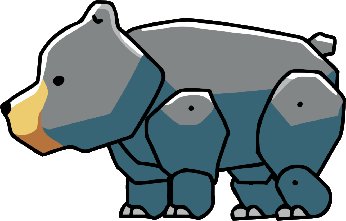 Black Bear - Scribblenauts Black Bear (1307x836)