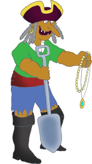Pirate Boy - Cartoon (341x591)