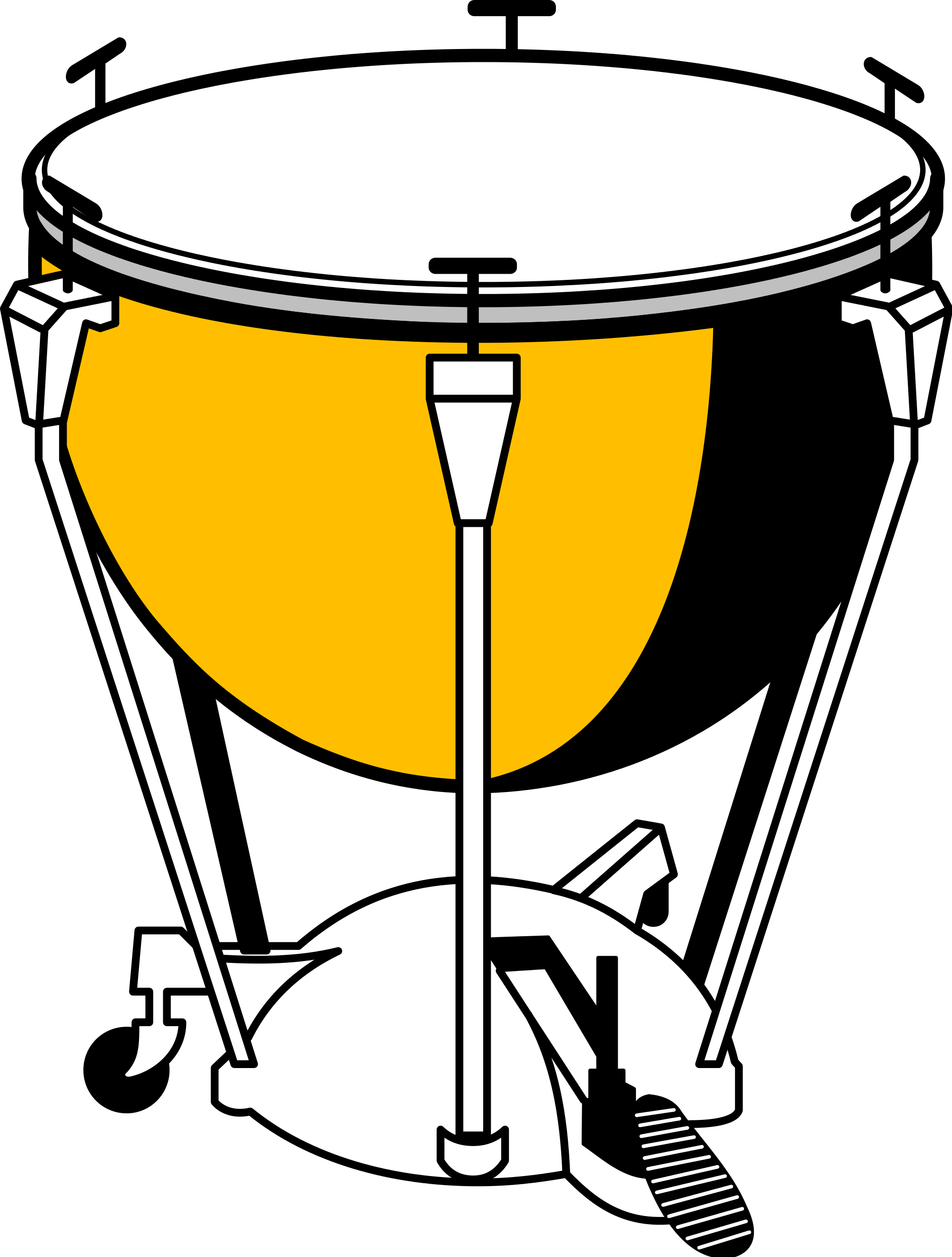 Open - Timpani Clipart (2000x2641)