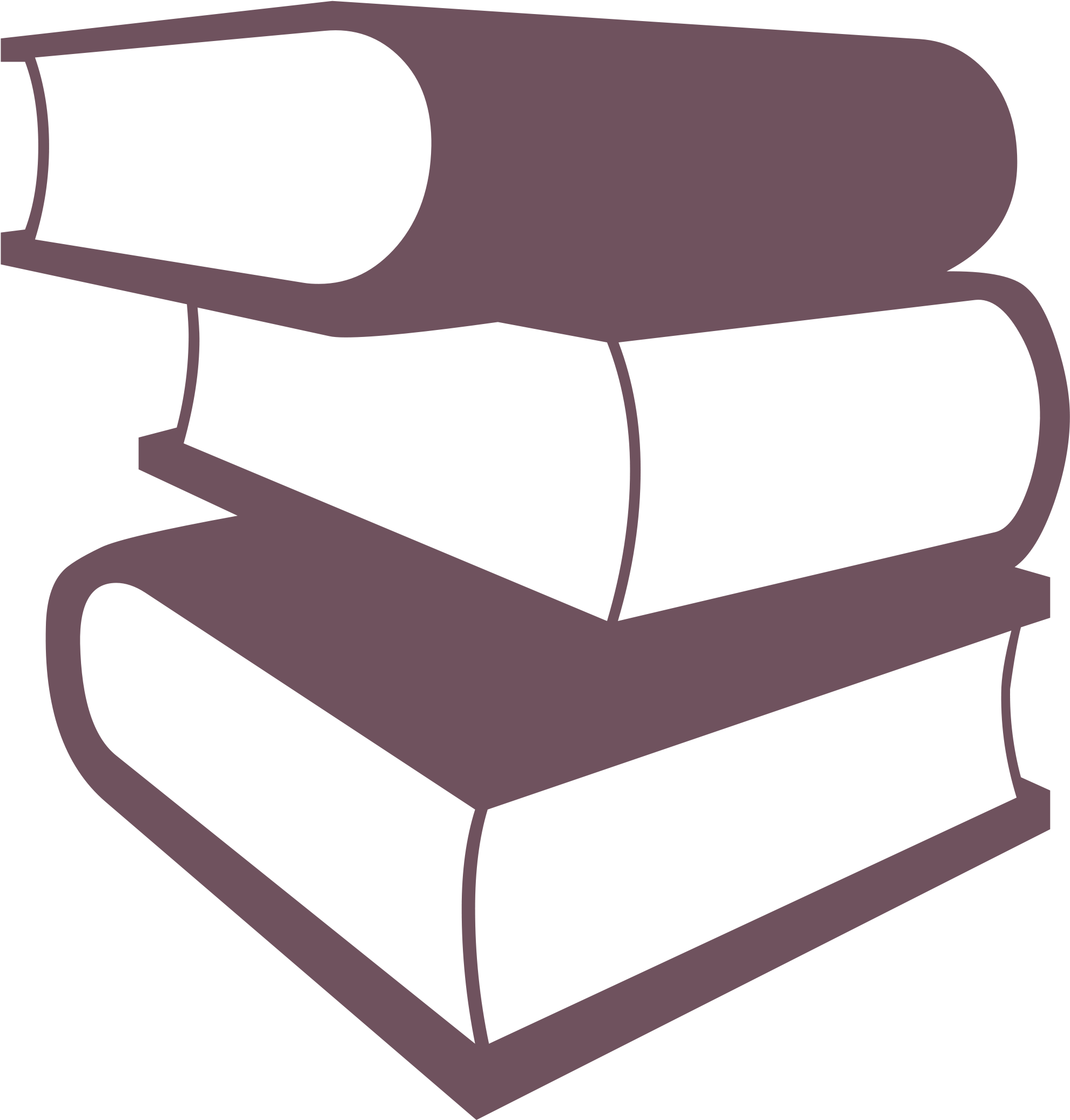 Open - Books Silhouette (2000x2097)