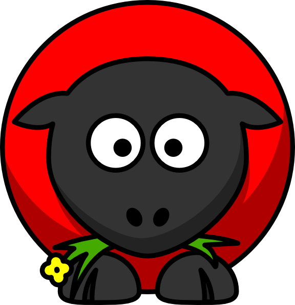 Cartoon Sheep (576x597)