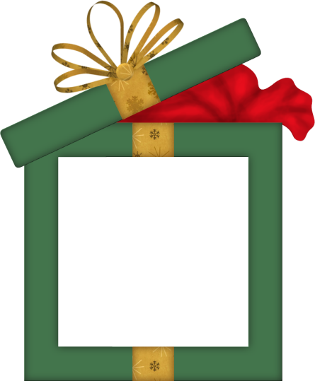 Christmas Frames, Folder Games, File Folder, Clipart, - Envelope (445x539)