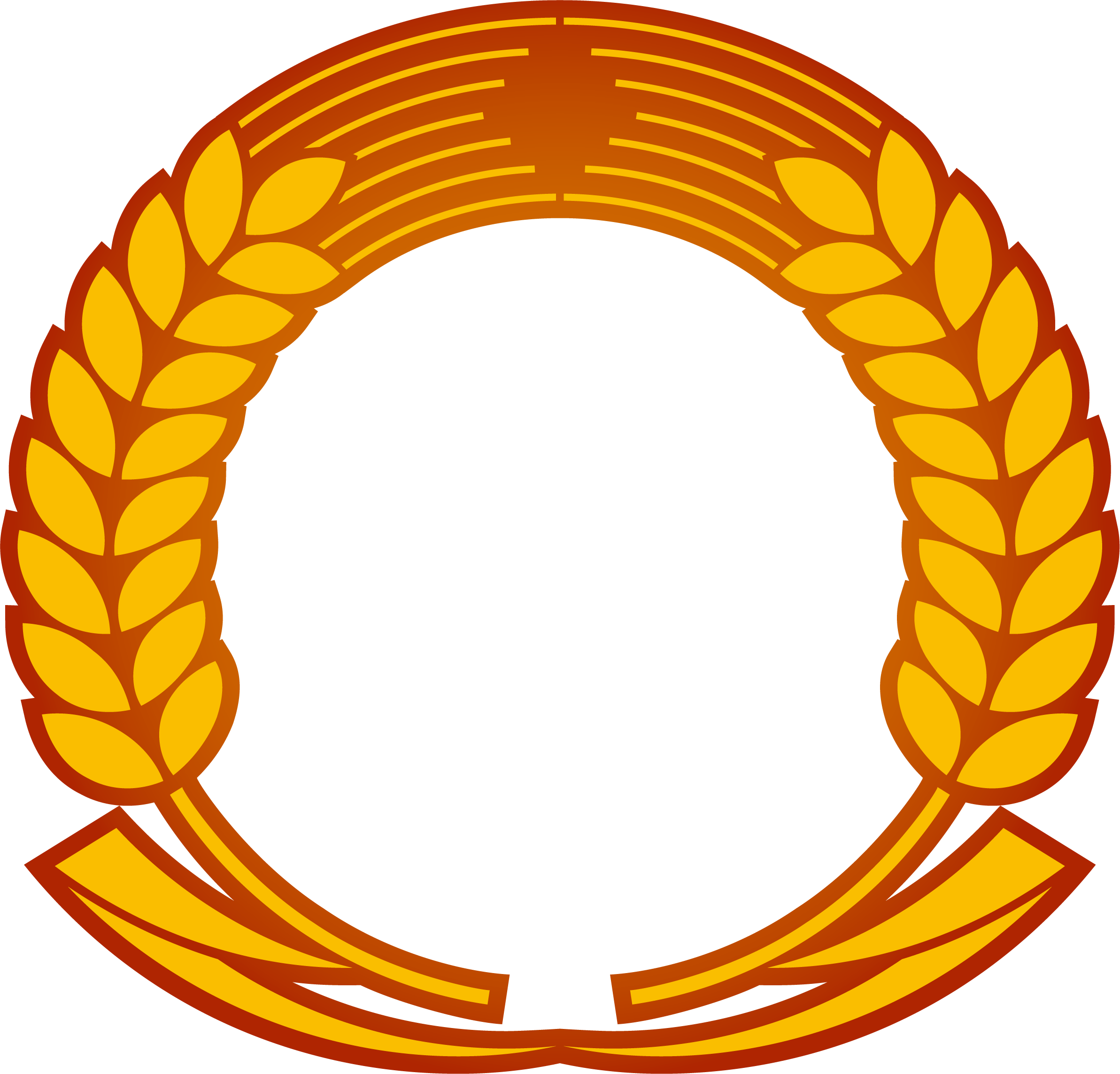 Vector Wheat Border - Vector Graphics (2385x2288)