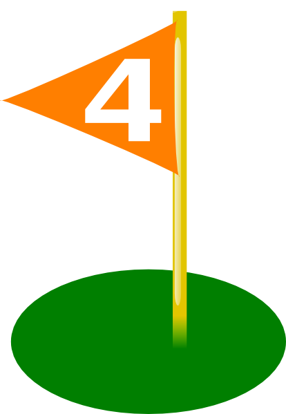 Golf Flag Hole 4 (414x599)