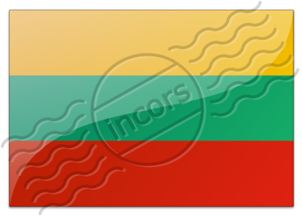 Flag Lithuania - Illustration (600x600)