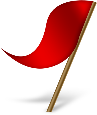 Small Red Icon - Red Flag Clear Background (512x512)